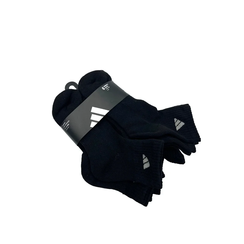 Adidas Women's Socks Quarter Aero-ready Cushioned 6 Pair Shoe Size 5-10 M EW4478